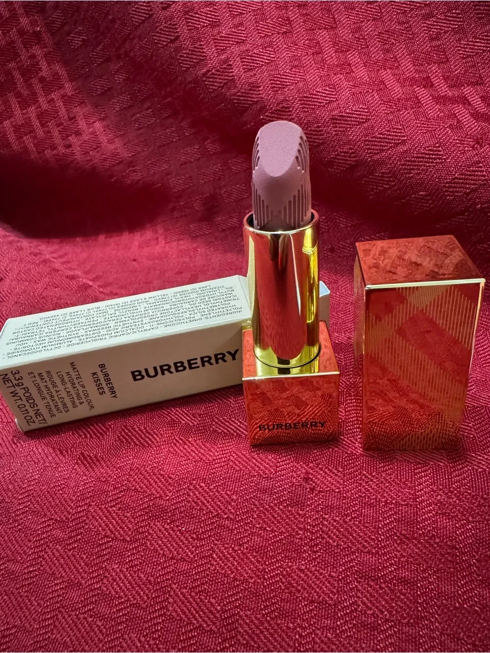 Burberry polished gold